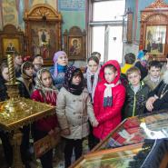Посещение Храма учениками Остафьевской школы